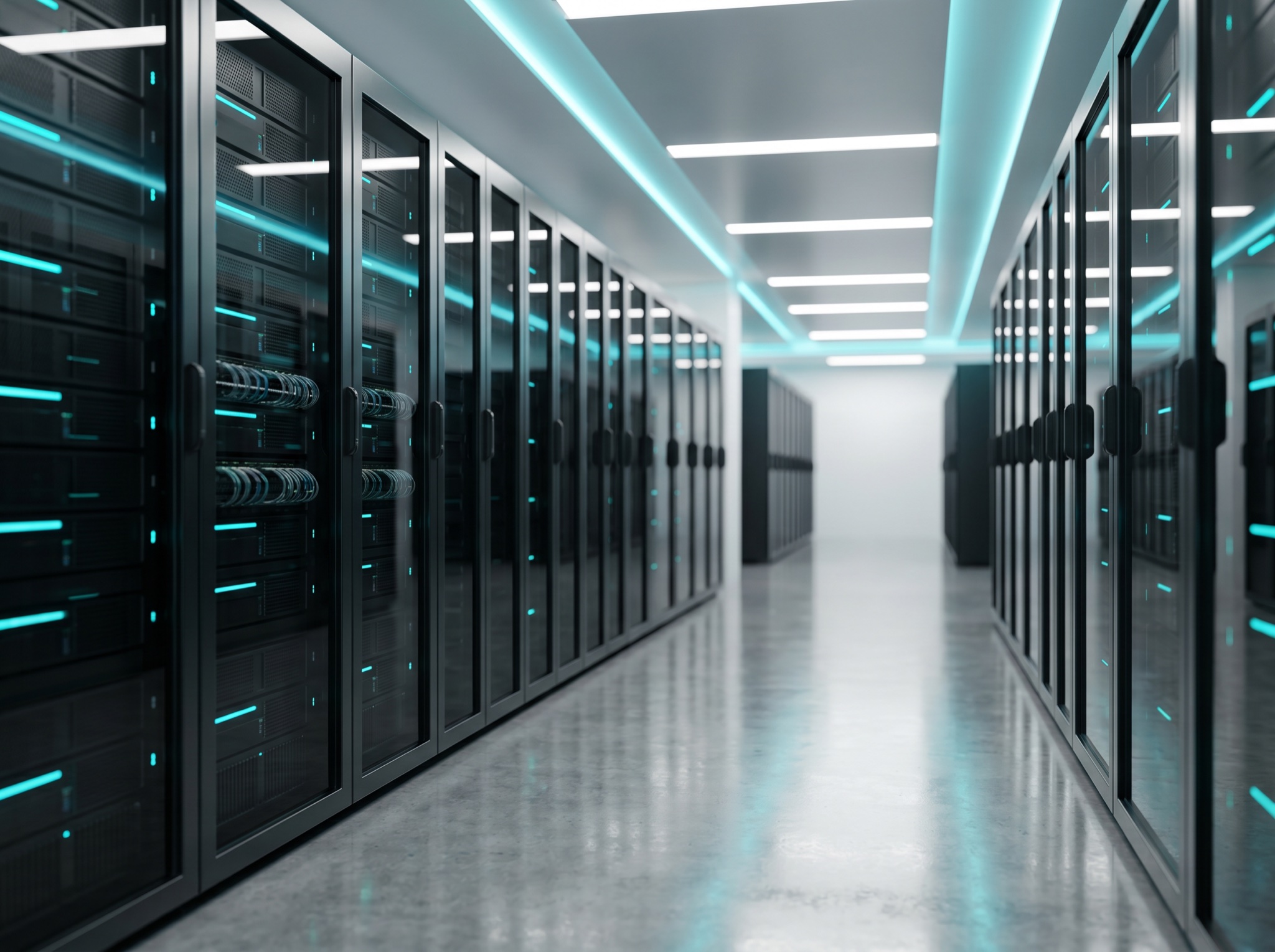 Atmospheric render of edge and cloud infrastructure